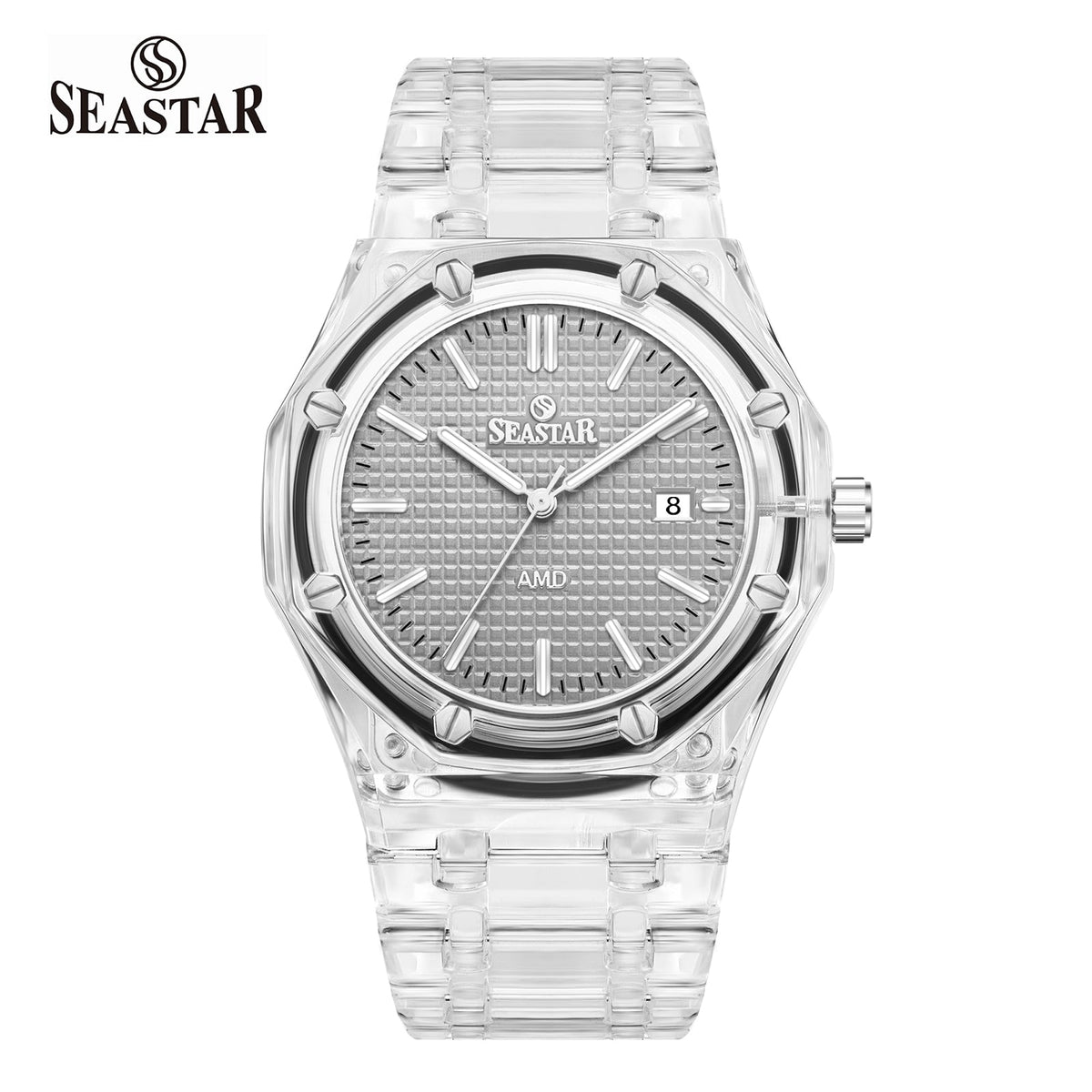 Seastar SS-5888 – Transparent Men’s Watch - Seastar Watches-Sports-Seastar Men