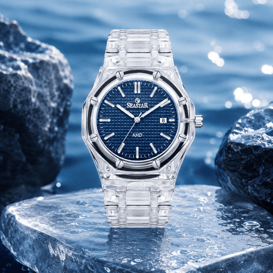 Seastar SS-5888 – Transparent Men’s Watch - Seastar Watches-Sports-Seastar Men