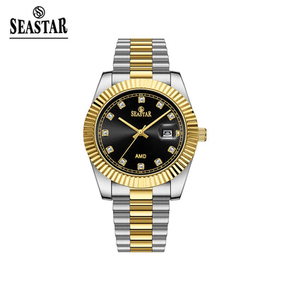 Seastar S111 Couple – Stainless Steel His & Her Watch Set