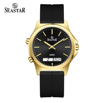 SS-2481M Dual-Display Sport Watch | Premium Silicone Strap Edition - Seastar Watches-Sports-Seastar Men