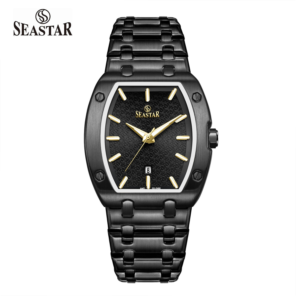 SS-2490 Premium Stainless Steel Men's Watch - Seastar Watches-Seastar Watches-