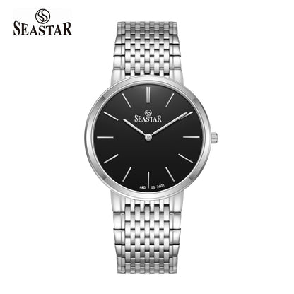 SS-2601M Ultra-Slim Men's Steel - Seastar Watches-Stainless Steel-Seastar Men