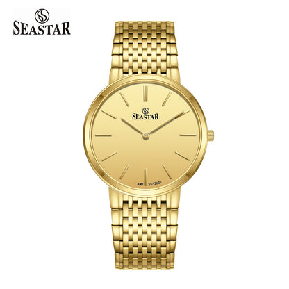 SS-2601M Ultra-Slim Men's Steel - Seastar Watches-Seastar Watches-Seastar Men