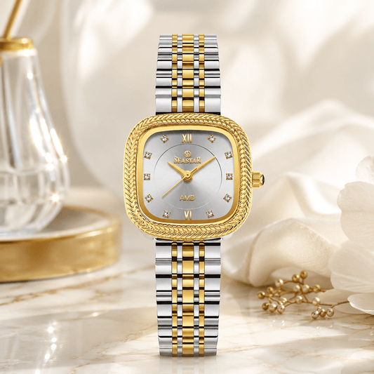 SS 5060L Women's Luxury Analog Stainless Steel Chain Watch - Seastar Watches-Seastar Watches-